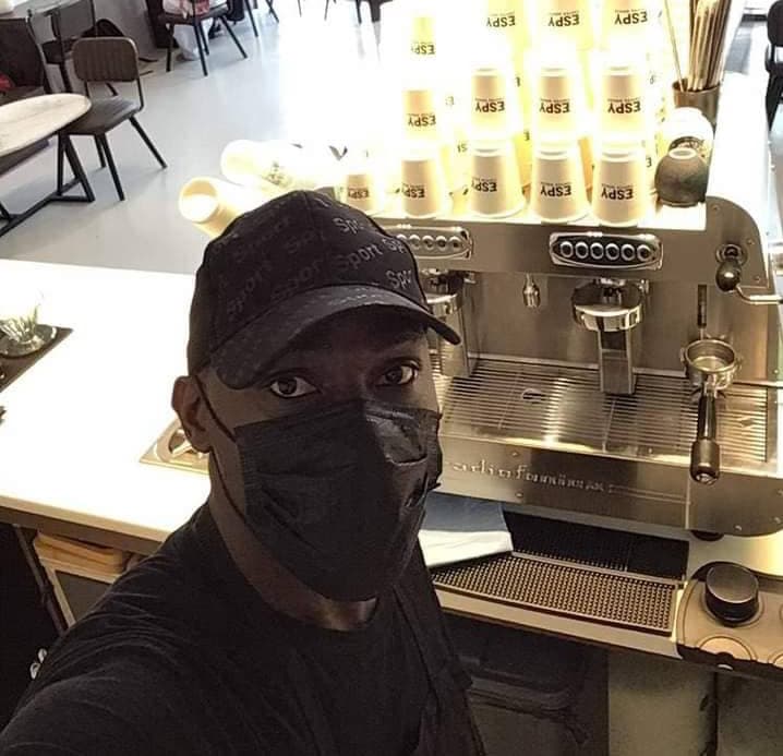 Barista training in session